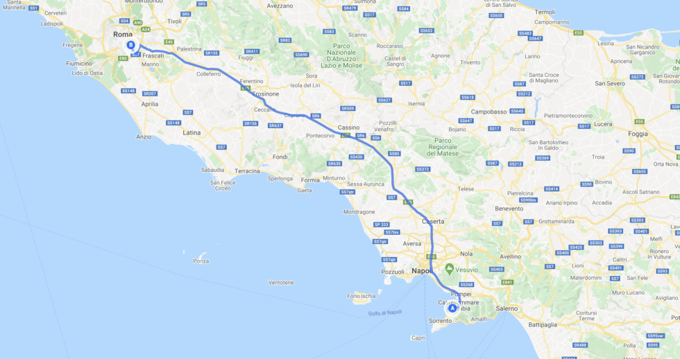 Getting from Sorrento to Rome Best Route 2024 Sorrento Vibes